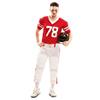 Imagen de Disfraz Adulto Jugador Rugby Rojo Talla M-L Viving Costumes 