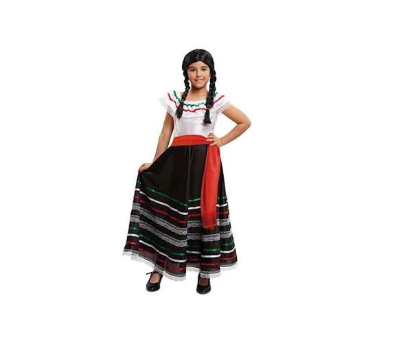 Imagen de Disfraz Infantil Mejicana Talla 5-6 años Viving Costumes
