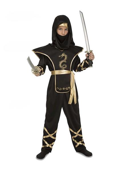 Imagen de Disfraz Infantil Ninja Negro 7-9 Años Niño Viving Costumes