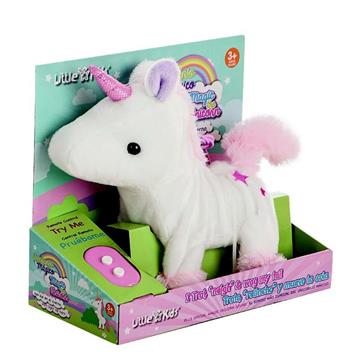 Imagen de Unicornio 23 Cm Camina Y Su Cuerno Se Ilumina Creaciones Llopis