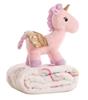 Imagen de Peluche Unicornio Con Manta Coralina 26 Cm