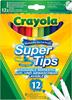 Imagen de 12 Rotuladores Súper Punta Lavables Crayola