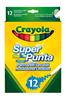 Imagen de 12 Rotuladores Súper Punta Lavables Crayola