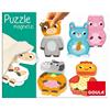 Imagen de Goula Puzzle Magnético Intercambiable Granja Diset