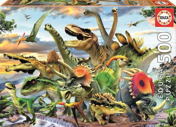Imagen de Puzzle 500 Piezas Dinosaurios