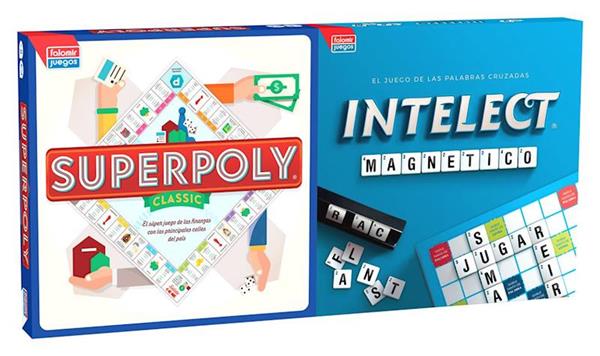 Imagen de Set de juego superpoly y intelect magnetico de Falomir