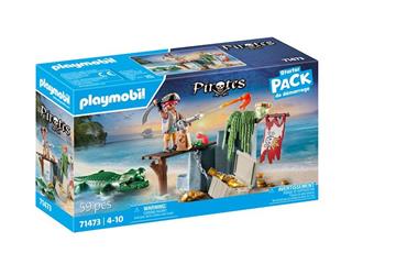 Imagen de Playmobil Piratas Playset Pirata con Caimán