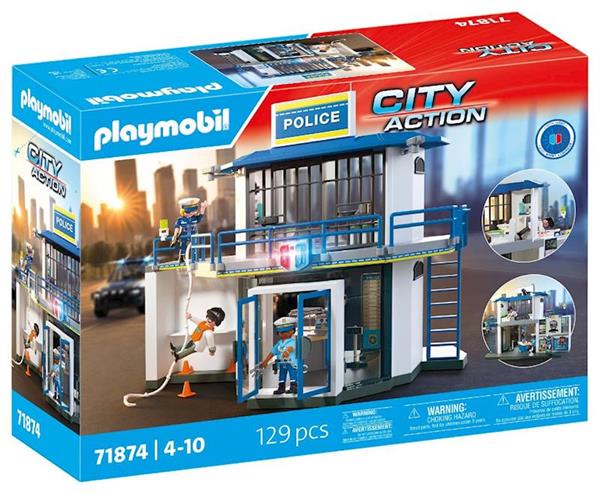 Imagen de Comisaría con sala de investigación Playmobil
