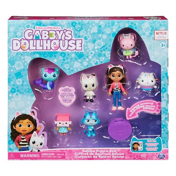 Imagen de Pack 7 Figuras Deluxe Gabby's Dollhouse