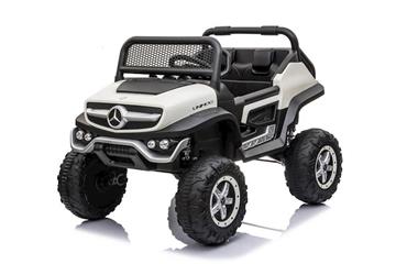 Imagen de Coche Mercedes Unimog Mini Blanco Batería 12V