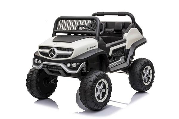 Imagen de Coche Mercedes Unimog Mini Blanco Batería 12V