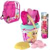 Imagen de Barbie Cubo de Playa 18 cm con Accesorios y Muñeca Barbie en Mochila Colorbaby
