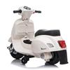Imagen de Moto Mini Vespa Blanca Batería