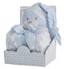 Imagen de Oso Peluche Manta Coralina Azul 28 Cm