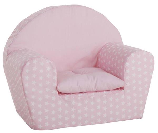Imagen de Sillón Blando Rosa Con Estrellas