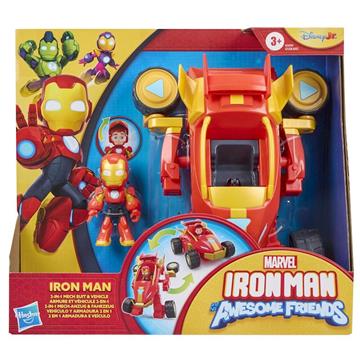 Imagen de Iron Man y sus increíbles amigos Vehículos y Armaduras, 2 en 1