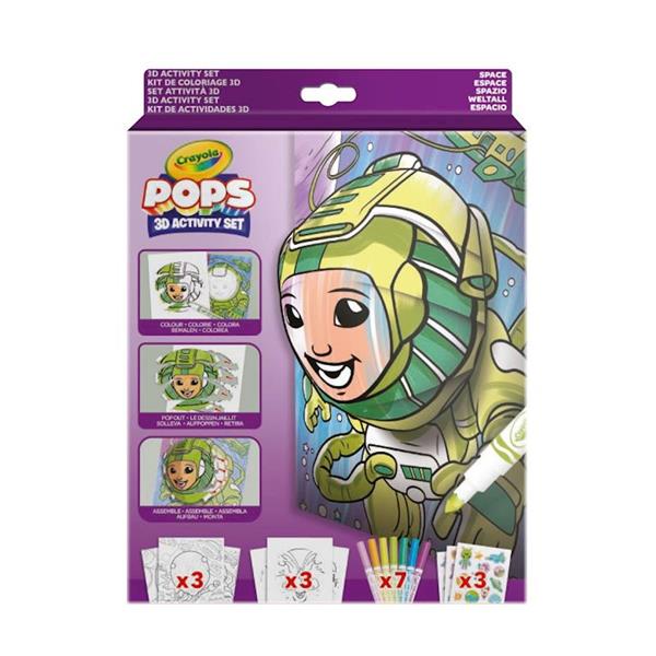 Imagen de Crayola Pops 3D Aventuras Espaciales
