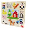 Imagen de Goula Puzzle Encajable Madera Siluetas granja Diset