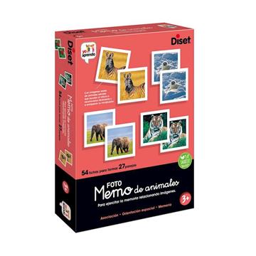 Imagen de Juego Foto Animales  Memo 