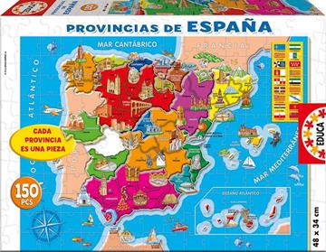 Imagen de Puzzle 150 Provincias de España de Educa