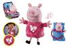 Imagen de Peluche Peppa Pig Fiesta De Pijamas con saco de dormir luces y sonidos. 22x22x14 cm
