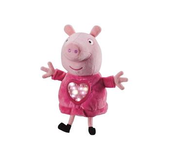 Imagen de Peluche Peppa Pig Fiesta De Pijamas con saco de dormir luces y sonidos. 22x22x14 cm