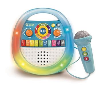 Imagen de Karaoke infantil portátil Music Kid. Incluye 30 canciones y 10 melodías. Diferentes efectos luminosos. 30x11x28 cm