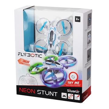 Imagen de Dron Acrobatico Neon transmisión 2.4GHz de 3 canales y luces LED en vibrantes tonos azul y verde