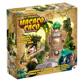 Imagen de Juego El Tesoro Del Macaco Caco. Piensa bien la estrategia a seguir
