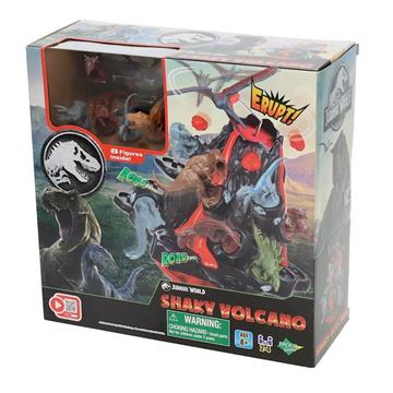 Imagen de Juego Jurassic World Shaky Volcano. Volcán en erupción inestable con dinosaurios para salvar