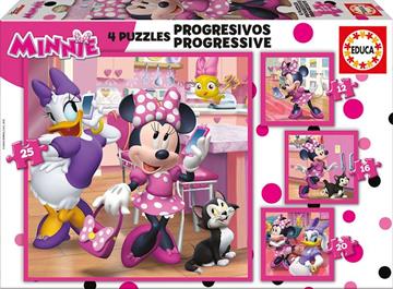 Imagen de Puzzles progresivos Minnie happy helpers de Educa