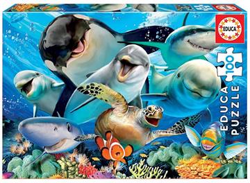 Imagen de Puzzle 100 Piezas Selfie Bajo El Agua