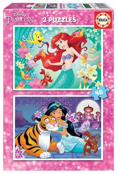Imagen de Puzzles Ariel Y Jazmin 2X48