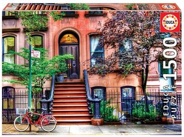 Imagen de Puzzle 1500 Greenwich Village, Nueva York de Educa