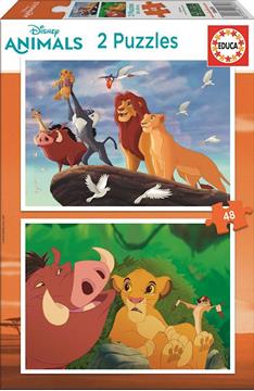 Imagen de Puzzle Rey León 2x48