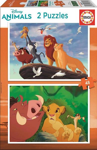 Imagen de Puzzle Rey León 2x48