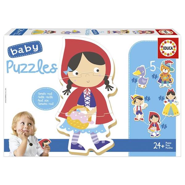 Imagen de Puzzles Érase una Vez Set de 5 Baby Puzzles progresivos de 3 a 5 Piezas