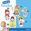 Imagen de Puzzles Érase una Vez Set de 5 Baby Puzzles progresivos de 3 a 5 Piezas