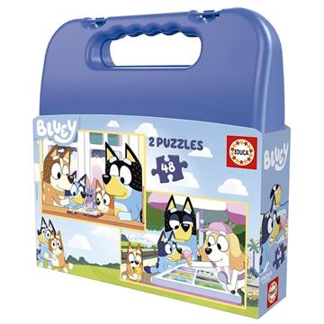 Imagen de Bluey Maletín Puzzles 48 Piezas