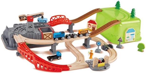 Imagen de Hape Cubo Construcción Ferrocarril