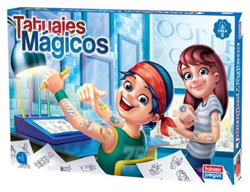Imagen de Juego de tatuajes magicos caja azul de Falomir