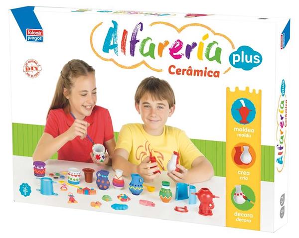 Imagen de Alfareria plus crea y decora tus diseños de escayola de Falomir