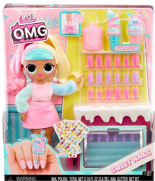Imagen de LOL Surprise OMG Sweet Nails Tienda de Dulces con 15 Sorpresas MGA