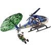 Imagen de Playmobil City Action Helicóptero de Policía Persecución en Paracaídas