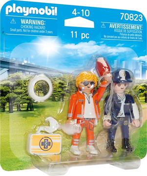 Imagen de Pack Playmobil Duo Médico Y Policía