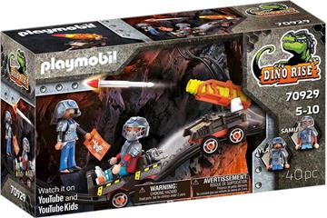 Imagen de Playmobil Dino Rise Mina Carro De Cohetes