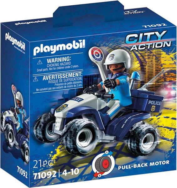 Imagen de Quad Playmobil City Action Policía 