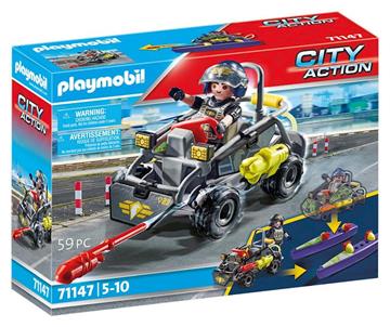 Imagen de Playmobil City Action Fuerzas Especiales Quad Multiterreno