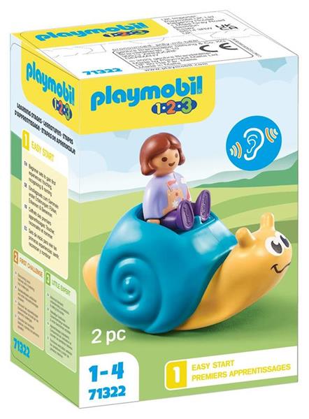 Imagen de PLAYMOBIL 1 2 3 Caracol Balancín con Sonajero