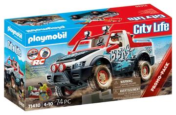 Imagen de Playmobil City Life Coche de Rally con Control Remoto y Rampa Extensible